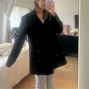 Calvin Klein wool mid-length coat size S